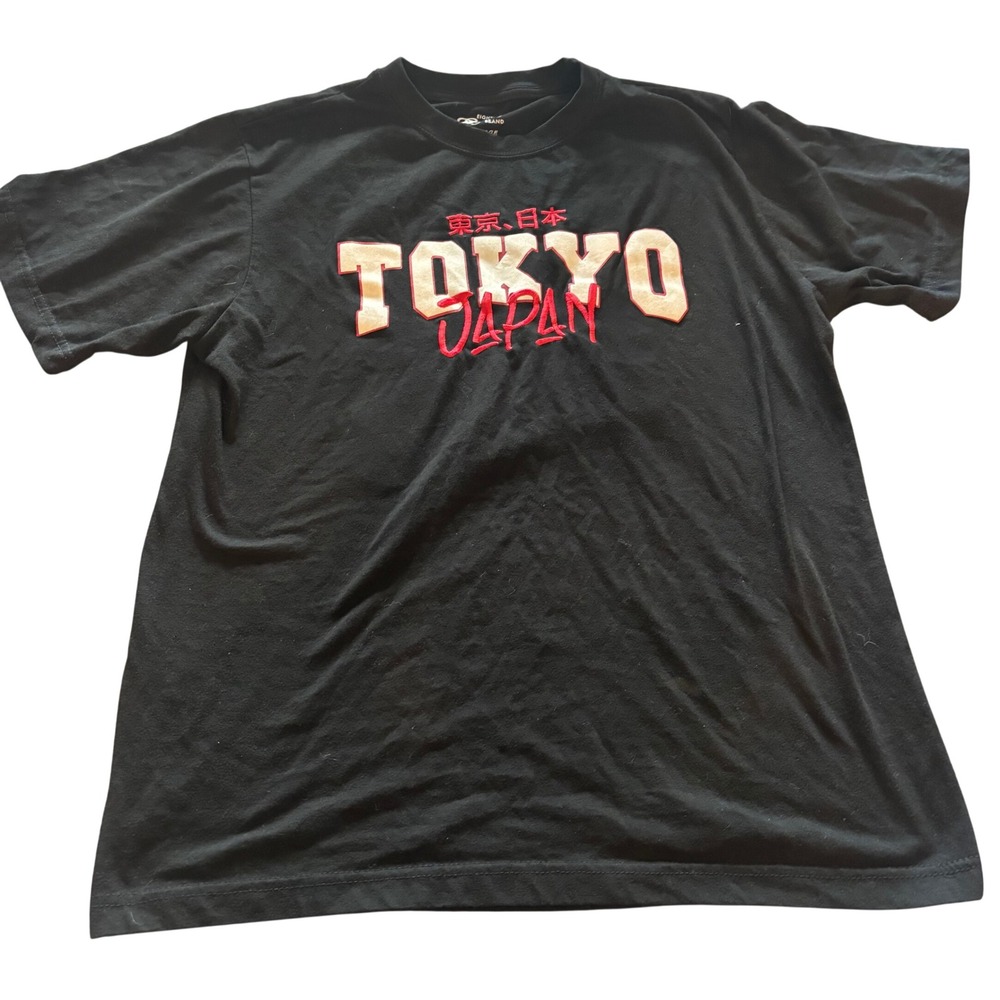 Eighty Eight Brand Tokyo Japan Graphic T-Shirt Mens XL Black Streetwear Tee